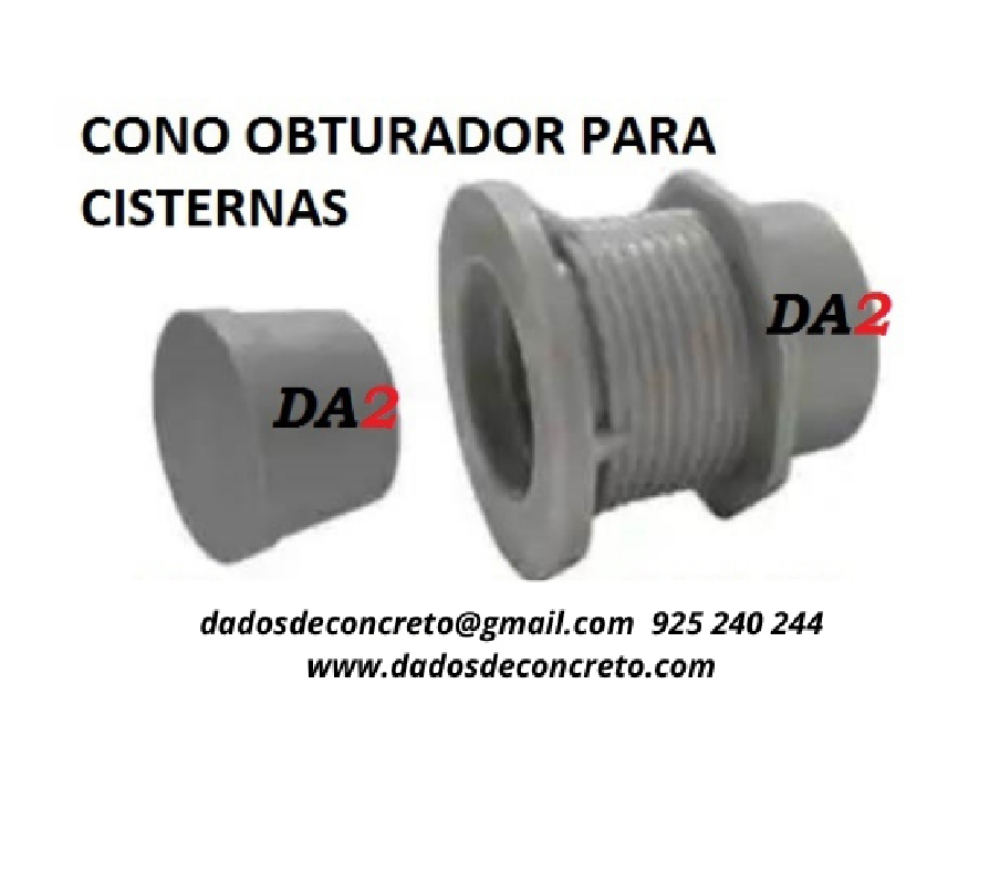 CONO OBTURADOR TIPO ROSETA CON TAPON